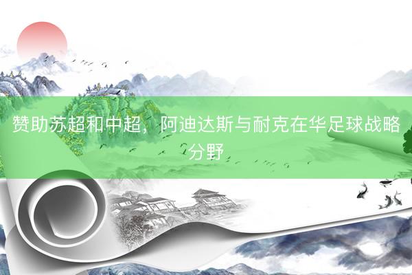 赞助苏超和中超，阿迪达斯与耐克在华足球战略分野